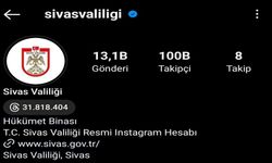 Sivas Valiliği Instagram Hesabı 100 Bin Takipçiye Ulaştı