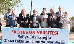 ERÜ’de Yeni Laboratuvar Binasının Temeli Atıldı