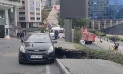 Şişli’de Kaldırım Çöktü, Bir Kişi Çukura Düştü