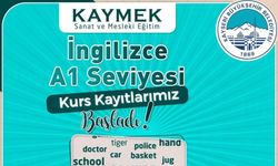 KAYMEK, İngilizce A1 seviyesi 2. Grup Kurs Kayıtları Başladı