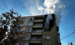 Konya'da 5. Kattaki Dairede Çıkan Yangın Korkuttu