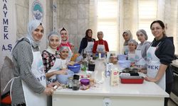 KAYMEK Anne-Çocuk Mozaik Pasta Yapımı Etkinliği Büyük İlgi Gördü