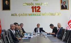 Bingöl’de Acil Çağrı Hizmetleri İl Koordinasyon Komisyonu Toplantısı Yapıldı