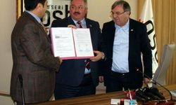 25 milyon TL'lik Kayseri Uluslararası Fuar ve Kongre Merkezi'nin 2. holünün imzası atıldı 