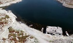 Su altında kalan köyleri ortaya çıktı, çocukluk anıları canlandı 