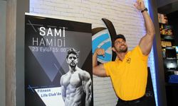 KKTC erkek güzeli ve ünlülerin fitness eğitmeni Sami Hamidi, Kayseri’de 