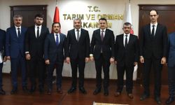 Başkan Çelik Tarım ve Orman Bakanı Pakdemirli ile görüştü 