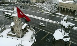 Kayseri’de kar manzaraları