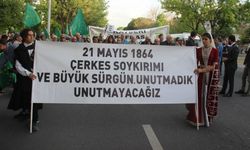 Sürgünün 154. yılında Çerkezler yürüyüş düzenledi 