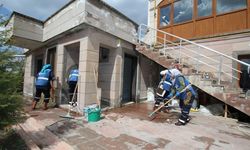 Hacılar Belediyesi'nden Cami temizliği 