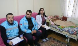 Yatalak hastaya İl Sağlık Müdürlüğü sahip çıktı 