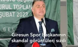 Giresunspor Başkanı  Nahid Ramazan Yamak'tan Skandal Görüntüler!