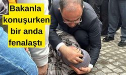 Bakanla Konuşurken Bir Anda Bayıldı!