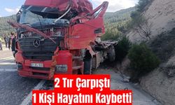 İki Tır Çarpıştı; 1 Ölü