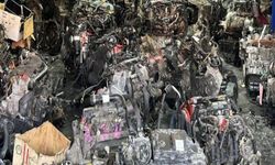 10 Milyon TL'lik Kaçak Araç Motoru Ele Geçirildi