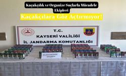 Kayseri'de 70 Bin TL Değerinde Kaçak Sigara Ele Geçirildi!