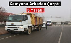 Kayseri-Sivas Yolunda Kamyona Arkadan Çarptı! 5 Yaralı!