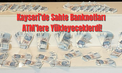 Kayseri’de Sahte Banknotları ATM’lere Yükleyeceklerdi