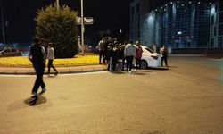 Kayseri'de Adliye Önünde Trafik Kazası!