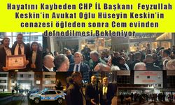 Hüseyin Keskin’in cenazesi Bugün Cem evinden kaldırılması Bekleniyor