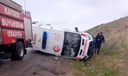 Kayseri’de Kazaya Giden Ambulans Kaza Yaptı! Yaralılar Var