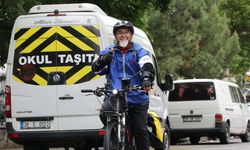 63 Yaşındaki Adam Belçika’dan Kayseri’ye Bisikletle Geldi