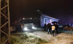 Yıldırım Düşen Evde Yangın Çıktı!