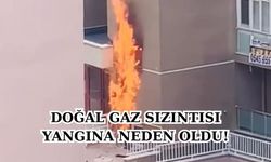 TOKİ'de Doğal Gaz Sızıntısı Yerini Alevlere Bıraktı!
