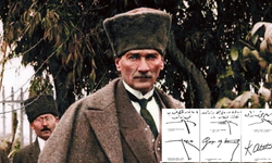 MSB, Atatürk’e Ait 6 Orijinal İmza Yayınladı