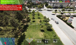 Kayseri’de İnsansız Hava Aracı Çalışma Gerçekleştirdi