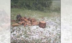 Kayseri'nin Komşusunda Dolu Yağdı!