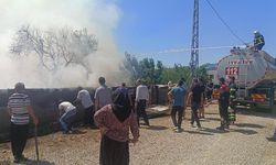 Korkutan Yangın! İtfaiye Olay Yerinde