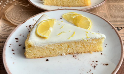 Cheesecake Görümlü Limonlu Kek Tarifi