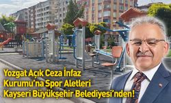 Yozgat Açık Ceza İnfaz Kurumu’na Spor Aletleri Kayseri Büyükşehir Belediyesi’nden!