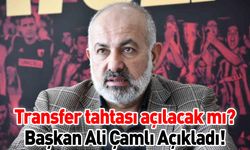 Transfer yasağı devre arası kalkacak mı? Başkan Ali Çamlı Açıkladı!