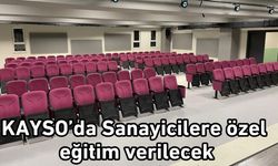 KAYSO’da Sanayicilere özel eğitim verilecek