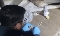 Uyuşturucu imalatı yapılan eve baskın!