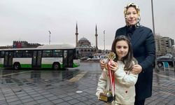 Kayseri’de küçük yaşta büyük başarı! Ada Zeynep Köken milli takıma seçildi
