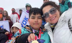 Kayseri Okul Sporları Snowbord müsabakaları yapıldı