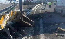 Otomobil bariyerlere çarptı! 20 yaşındaki genç kazada can verdi