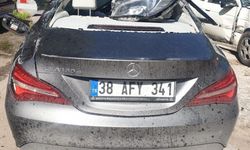 Kayseri’de serviste kullanılan aracı başına bela oldu!