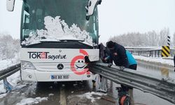 İki yolcu otobüsü çarpıştı! Çok sayıda yaralı var