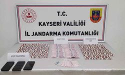 Kayseri'de binlerce sentetik hap ele geçirildi, 3 kişi gözaltında