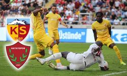 Kayserispor ile Hatayspor 10. kez karşı karşıya! Kazanan kim olacak?