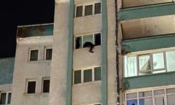 Kayseri'de korku dolu anlar! 14. kattan atlamak istedi