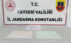 Kayseri'de Jandarma Komutanlığı'ndan narkotik operasyonu! 176 adet yasaklı madde ele geçirildi