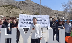 Kayseri’de aylardır maaşını alamayan işçiler sokağa çıkıp isyan etti!