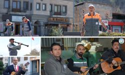 Talas'ta belediye çalışanlarından müzik grubu: Grup şantiye!