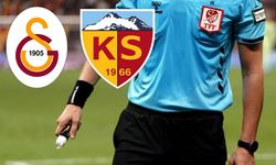 Galatasaray-Kayserispor maçının hakemi belli oldu!