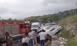Hacılar organize yolunda ortalık savaş alanına döndü: Kazada 1 kişi hayatını kaybetti!